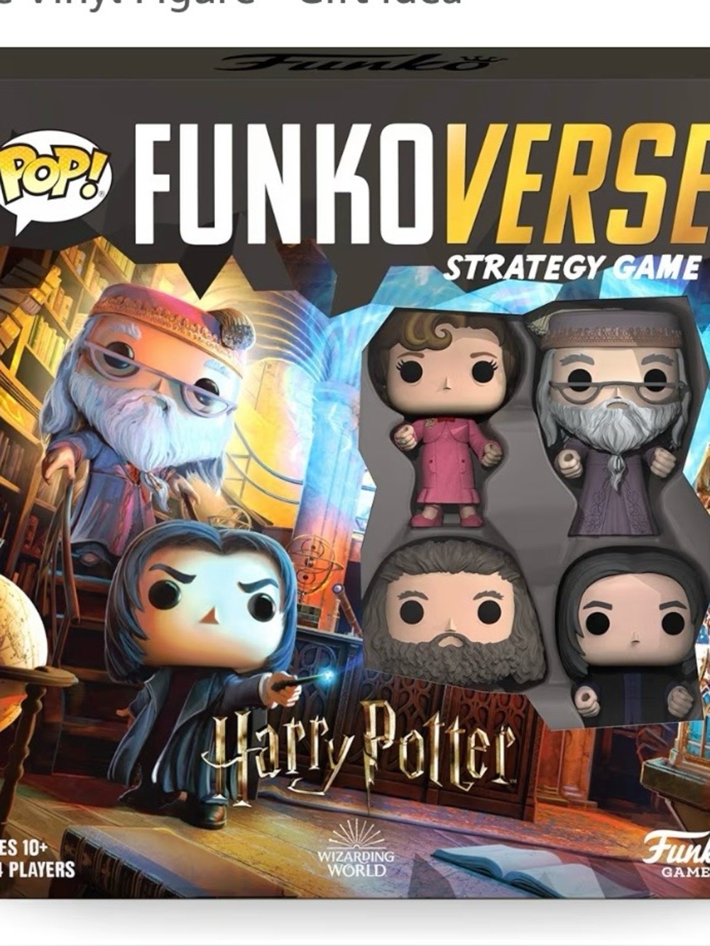 (H) New in box Funko Harry Potter Strategy Game - 4 Multicolor Pop! Figures.